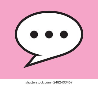 Dialog box for comic speech bubble vector. Box, speech, dialog, comic, design, text, talk, message, balloon, shape, sign, cloud, chat,  icon, chatting. Can use for banner, web design, poster. 