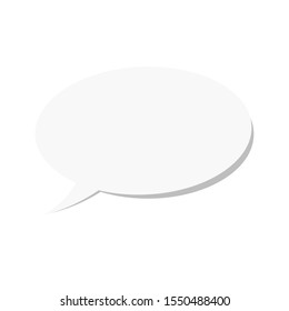 dialog box on a white background. vector illustration