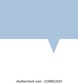 Dialog box on white background