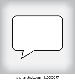 Dialog box vector