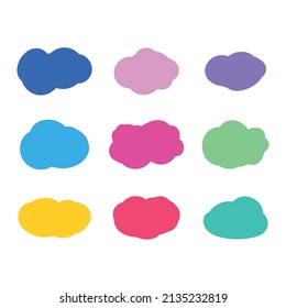 dialog boxes,comments,text box templates,idea collection,talking speech bubbles,doodle style cartoon balloons,clouds,isolated design elements.