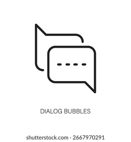 Dialog Bubbles Icon design templates