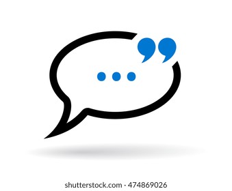 Dialog chat icon vector illustration isolated on white background. Chat web icon.