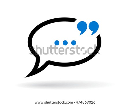 Dialog chat icon vector illustration isolated on white background. Chat web icon.