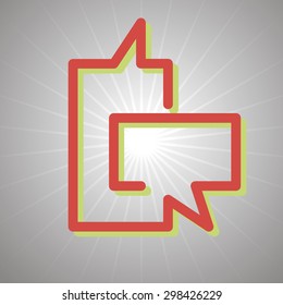 dialog icon