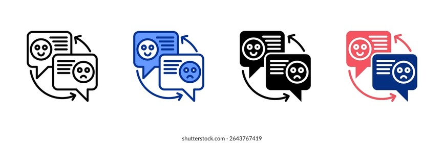 Dialog icon sheet multiple style collection