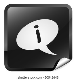 Dialog icon. Vector