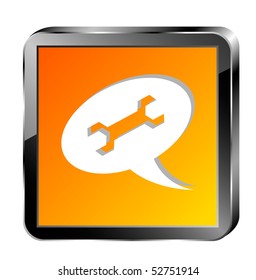 Dialog icon. Vector