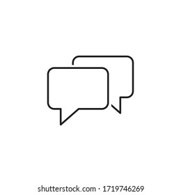 icono de diálogo símbolo de signo vectorial aislado