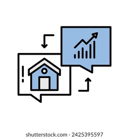 Icono de diálogo vector ilustración de stock