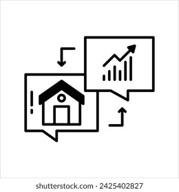 Dialog icon vector stock illustration
