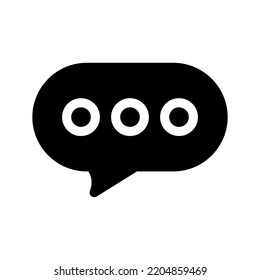 Ilustración de diseño de símbolo del vector de diálogo