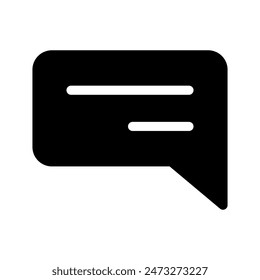 Dialog Icon Vector Symbol Design Illustration