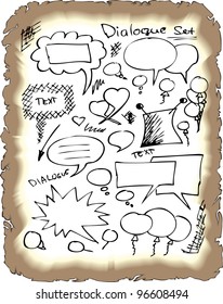 dialog icons
