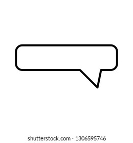 Dialog line icon