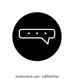 Dialog line icon 