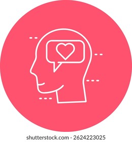 Dialog Line vector Icon Design