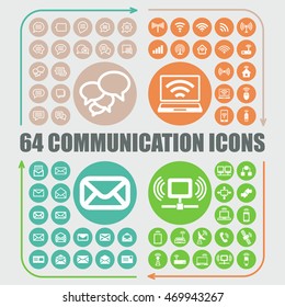 Dialog and message connect icons