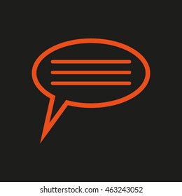 dialog message, speech, vector icons