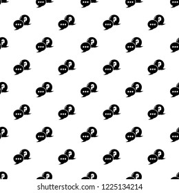 Dialog pattern vector seamless repeating for any web design