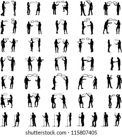 Dialog People -vectors work