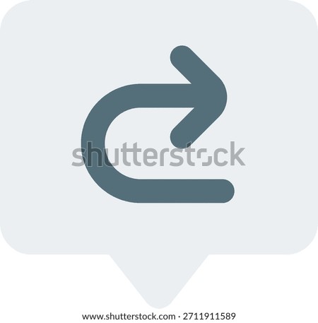 Dialog replay vector design in modern style, message response and conversation flow concept, online communication illustration. Flat Icon