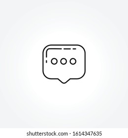 dialog speech bubble icon on white background