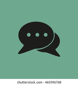 dialog Speech. bubbles conversation.