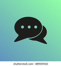 dialog Speech. bubbles conversation.