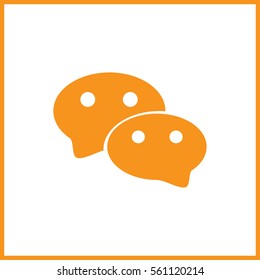 dialog Speech. bubbles conversation.