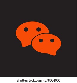 dialog Speech. bubbles conversation.