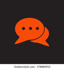 dialog Speech. bubbles conversation.