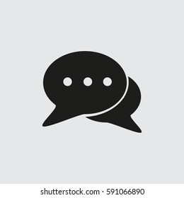 dialog Speech. bubbles conversation.