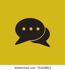dialog Speech. bubbles conversation.