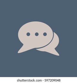 dialog Speech. bubbles conversation.