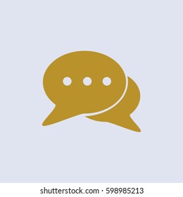 dialog Speech. bubbles conversation.
