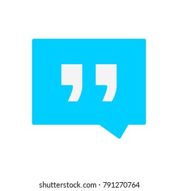 Dialog support service flat icon