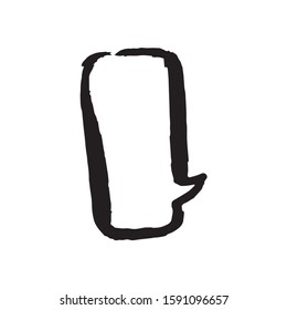 Dialog talk chat bubble illustration on white background