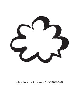 Dialog talk chat bubble illustration on white background