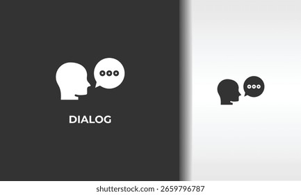 Dialog Vector, Icon Or Logo Sign Isolated Symbol Illustration