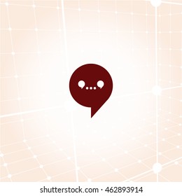 Dialog vector web icon