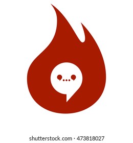 Dialog vector web icon