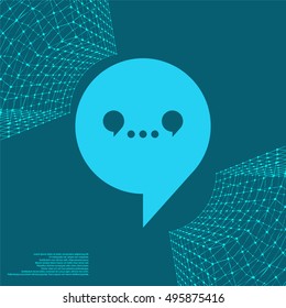 Dialog vector web icon