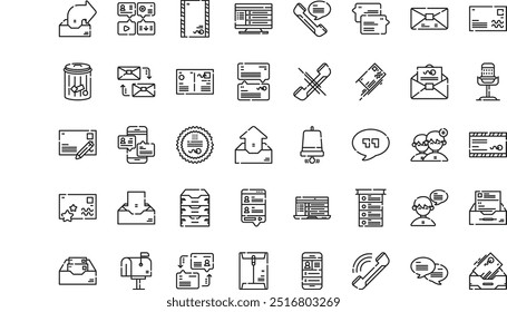 Dialogue assets icons High-Quality Vector Icons Collection with Editable Stroke. Ideal for Professional and Creative Projects.