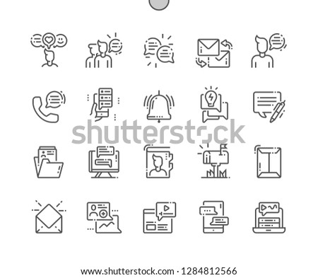 Dialogue assets Well-crafted Pixel Perfect Vector Thin Line Icons 30 2x Grid for Web Graphics and Apps. Simple Minimal Pictogram