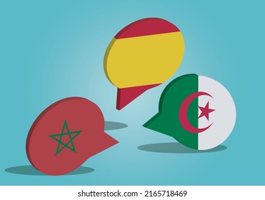 
Dialogue between Spain, Morocco and Algeria. Diplomatic relations between Spain, Morocco and Algeria