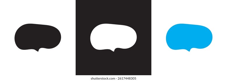 Dialogue box icon. Vector for websites, mobile interfaces, presentations, banner, visual branding etc. Vector illustration. isolated on white and black background. EPS 10