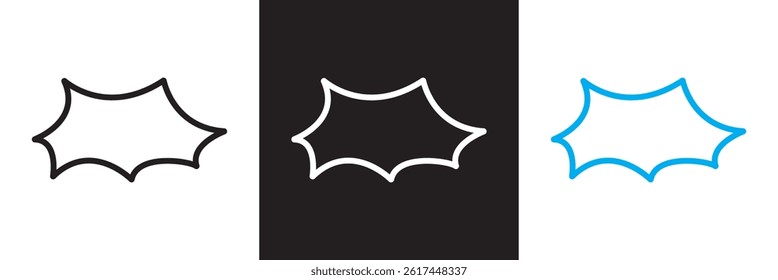 Dialogue box icon. Vector for websites, mobile interfaces, presentations, banner, visual branding etc. Vector illustration. isolated on white and black background. EPS 10