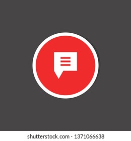 dialogue bubble icon