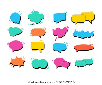 Dialogue bubble. Isolated background vector illustration eps 10. Comic style.